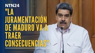 quotLa juramentación de Maduro frente a su AN el 10 de enero de 2025 va a traer consecuenciasquot [upl. by Yrtsed]