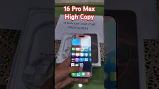 16 Pro Max Clone Dessert Titanium Colour  Premium Built Quality Model  Unboxing Video Available [upl. by Nov]