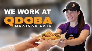 WE WORK AT QDOBA FOR 1 DAY [upl. by Chadbourne]