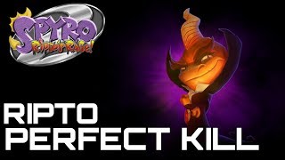 Spyro 2 Riptos Rage Reignited RIPTO FLAWLESS KILL 0 HITS [upl. by Viola]