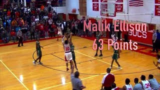 Malik Ellison scores 63 points in last home game of his high school career [upl. by Yup688]