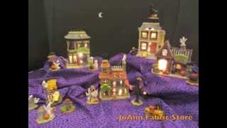 Susan Winget Halloween Houses at JoAnn Store [upl. by Garlaand663]