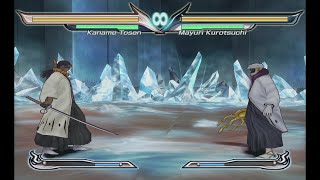 Kaname Tosen vs Mayuri Kurotsuchi Bleach Shattered Blade [upl. by Vince341]