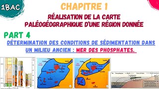 1BAC SVT  Réalisation de la carte paléogéographique  part 4 sédimentation Au Mer des phosphates [upl. by Itsyrc]