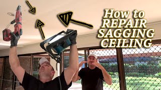 How to Fix a Sagging Ceiling [upl. by Artemisia374]