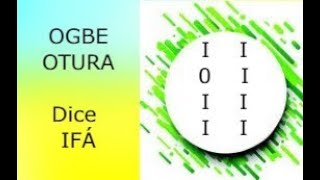 OGBE TUA DICE IFA Consejos Recomendaciones Secretos Descripción del Oddun y mucho mas [upl. by Longmire]