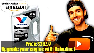 Buy  Valvoline Advanced Full Synthetic SAE 0W20 Motor Oil 5 QT [upl. by Atreb212]