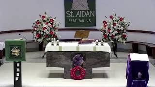 9 am Mass Sunday 10 Nov St Aidans Catholic Church Coulsdon UK [upl. by Naugan]