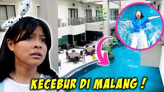 24 JAM NGINAP DI HOTEL MALANG MAMA KECEBUR DI KOLAM RENANG  CnX Keliling Jawa 10  Vlog LIburan [upl. by Piks]