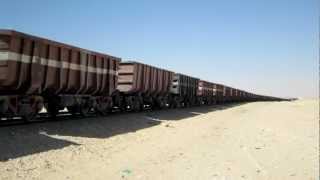 SNIM Mauritania Railway Nouadhibou station [upl. by Nalyd732]