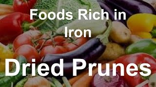 Foods Rich in Iron  Dried Apricots [upl. by Odinevneib]