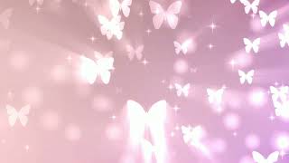 3 Hours Seamless Pink Butterflies Free Background Videos No Copyright  All Background Videos [upl. by Yann]