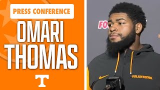 Tennessee Footballs Omari Thomas previews Vols and Oklahoma I Volquest I GBO [upl. by Maxie]