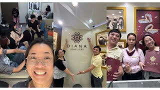 Balmaceda Fam collab with DIANAJEWELLERS Masayang vlog ofwlife jewelry investment ofwlife [upl. by Bruning]