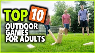 Best Outdoor Games for Adults 2024  Top 10 Funny Outdoor Games For Adults Party [upl. by Reitman]