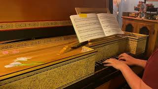 Sandy Fontwit Muselar Flemish Virginal Harpsichord [upl. by Ellevart716]