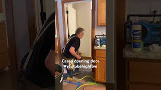 Casing A Door Opening carpenter carpentery youtube [upl. by Herrick]