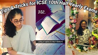 10 Tips amp Tricks for ICSE 10th Half Yearly Exams [upl. by Namzzaj386]