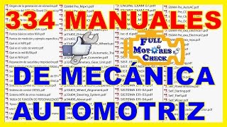 ★ 334 MANUALES DE MECANICA AUTOMOTRIZ [upl. by Ettereve]