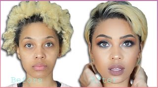 HOW TO STRAIGHTEN TWA NATURAL HAIR STEP BY STEP  THE HEALTHY WAY  J MAYO [upl. by Raphael]