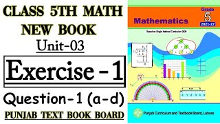 Class 5th Math New BookUnit 3Exercise 1 Q1ad5th New MathHow to add the fractions  FRACTIONS [upl. by Ricarda]