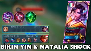 Eudora Lock Yin amp Natalia Sampe Shock Yin Sampe Beli Athena Rose Gold Immortal  Mobile Legends [upl. by Orelia511]