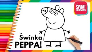 Świnka Peppa  Jak Narysować Krok Po Kroku [upl. by Curr]