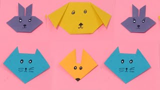 How to Make 3D Animal Faces with Paper  DIY EmojiInspired Craft [upl. by Shellans]