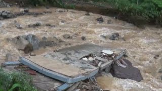 Largescale Flood Mudflow Rage SW Chinese City [upl. by Eidnas360]