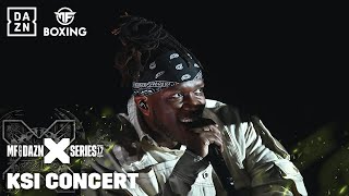 KSI’s Stunning First DAZN X Series 17 Concert [upl. by Vinn]