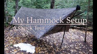 Super Quick Look At My Hammock Setup [upl. by Welcher]