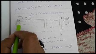 Design of fillet welded joint connection solved example in hindi [upl. by Arehsat298]