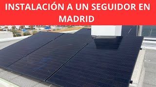 Instalación SOLAR Huawei a un SEGUIDOR en Madrid [upl. by Rillings94]