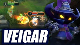 WILD RIFT VEIGAR MID LANE GAMEPLAY IN SEASON 13 BUILD amp RUNES [upl. by Aiam]