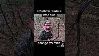 Crossbow Hunters are not Bowhunters oklahoma bowhunting woodsman fyp foryou [upl. by Adalard19]