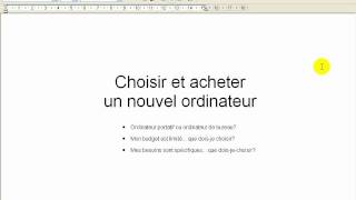 Comment choisir et acheter un ordinateur Cours Formation Informatique Windows  84 Bonus [upl. by Darken]