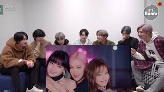 BTS reaction BLACKPINK  Lovesick Girls  MV [upl. by Ynatsyd642]