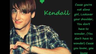 Youre Not Alone  Big Time Rush LYRICS Full song [upl. by Kesley727]