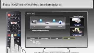 Panasonic  Television  Function  How to perform the first time set up [upl. by Nereil]