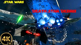 Battlefront 2  Death Star Debris  Starfighter Аssault  Gameplay PC 4K No Commentary [upl. by Marquardt]