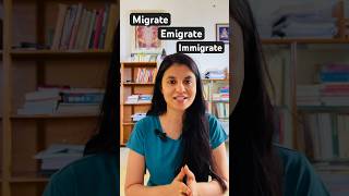 Learn the difference in Migrate Emigrate Immigrate in Hindi [upl. by Ardnuhs]