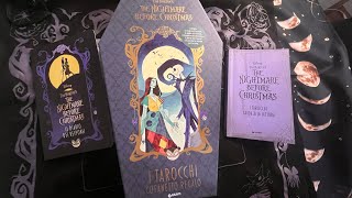 Unboxing tarocchi Nightmare before Christmas cofanetto regalo [upl. by Suidaht]