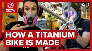 How Are Titanium Bikes Made  Moots Factory Tour [upl. by Uzziel981]