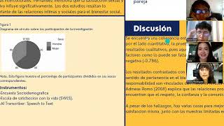 ¿De qué forma contribuye el estar en relación de pareja con la satisfacción con la vida [upl. by Itsa]