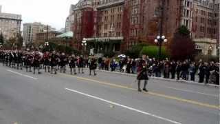 Remembrance Day Victoria BC 2012 [upl. by Nancey]