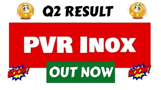 PVR INOX Q2 RESULT 2025 🔴PVR INOX SHARE Q2 RESULT TODAY 🔴PVR INOX SHARE LATEST NEWS [upl. by Oneladgam]