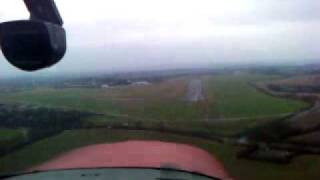 C152 Landing 28 at Leicester Aero Club [upl. by Renmus]