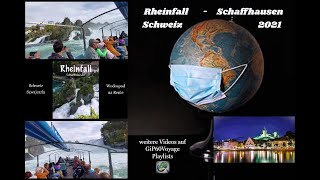 36 Rheinfall Schaffhausen und die Stadt Schaffhausen in der Schweiz [upl. by Nylrem195]