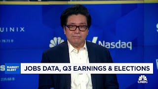 Markets set up for a very good rally into yearend no matter who wins election Fundstrats Tom Lee [upl. by Retsof]