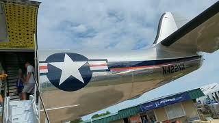 Lockheed Constellation C121 A at Oshkosh Friday July 28 walk around [upl. by Reagen]